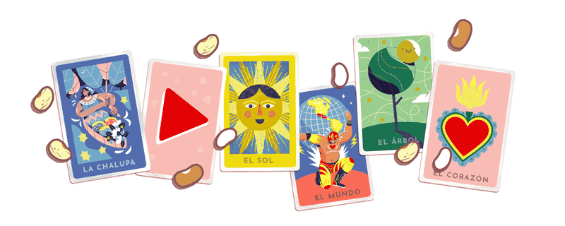 Doodle Celebrating Lotería